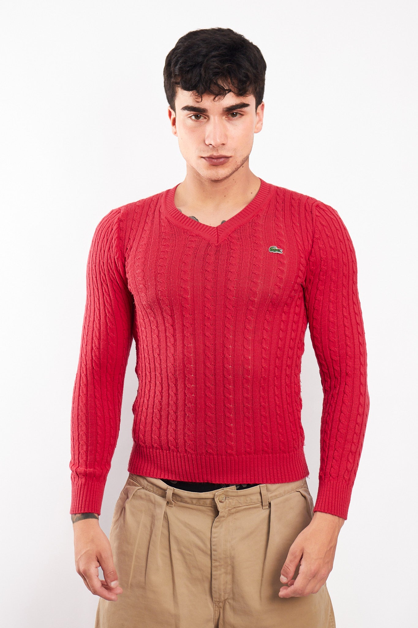 2000 Lacoste Knitted Sweater (XS)