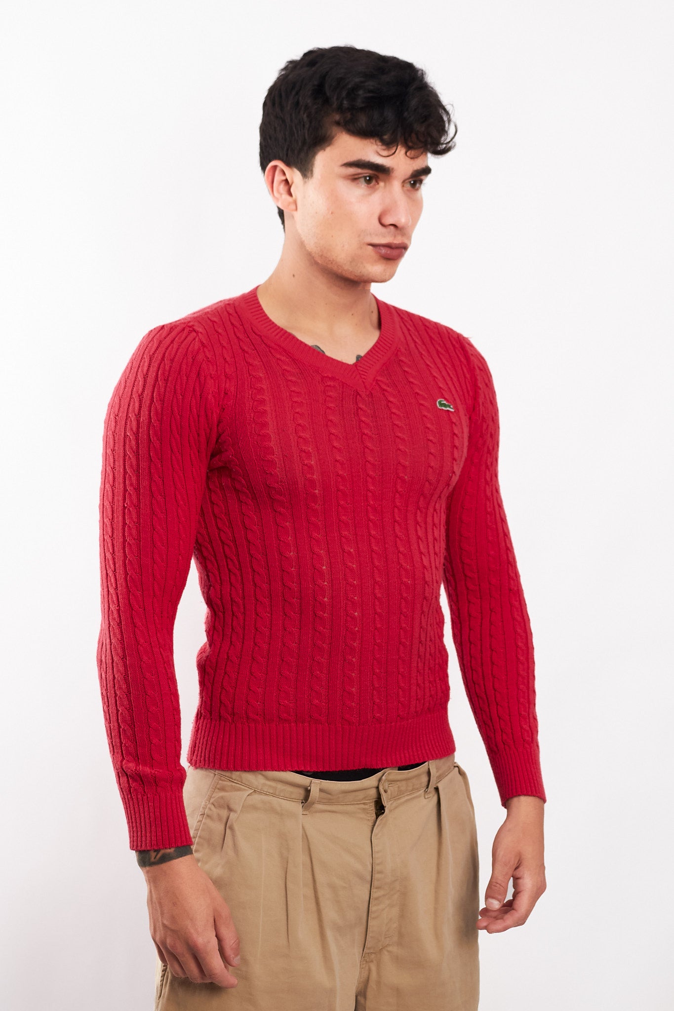 2000 Lacoste Knitted Sweater (XS)