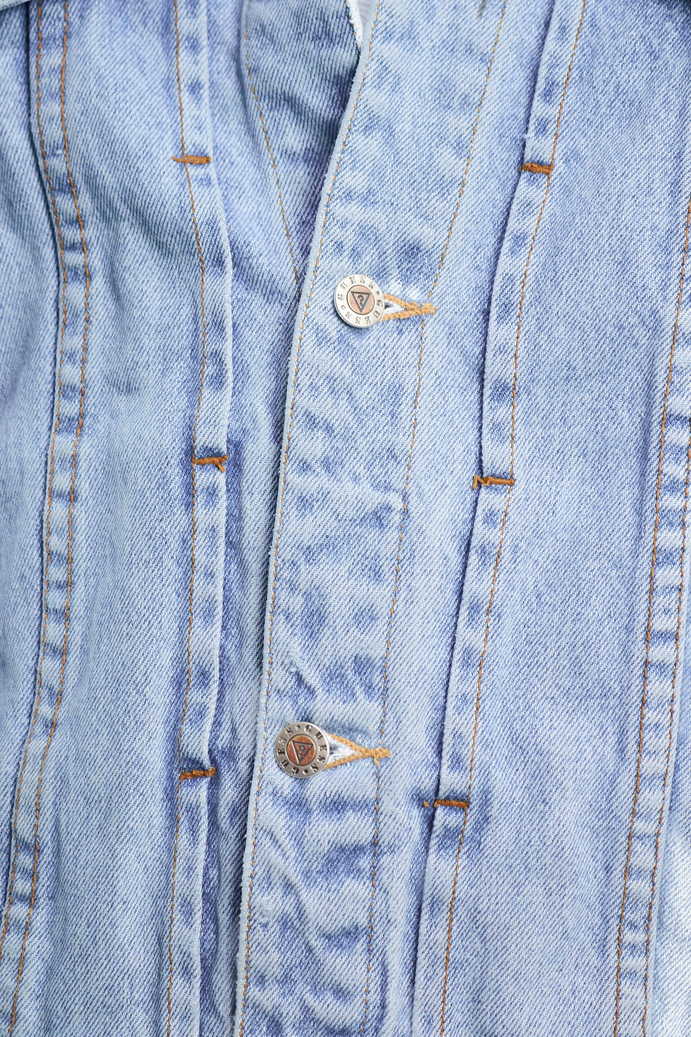 1990 Vintage Guess Jeans Big Logo Denim Jacket (M)