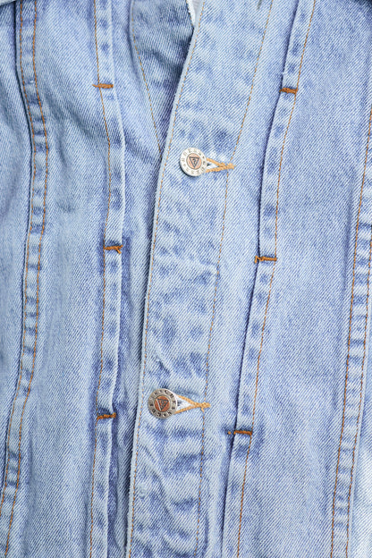 1990 Vintage Guess Jeans Big Logo Denim Jacket (M)