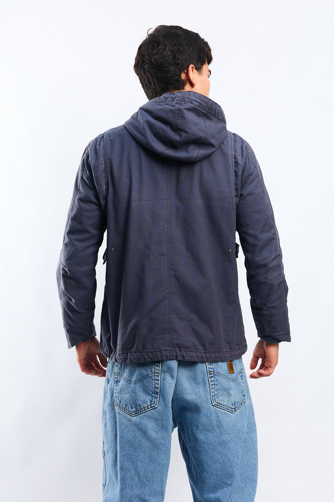 Carhartt Full Swing Navy Blue Impermeable Jacket (S/M)