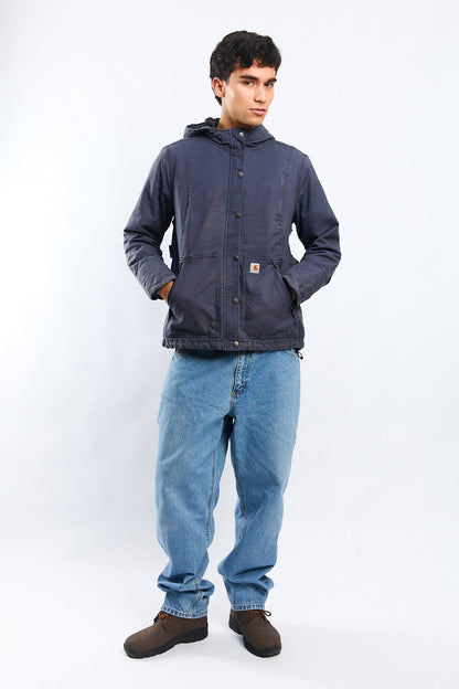Carhartt Full Swing Navy Blue Impermeable Jacket (S/M)