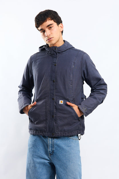 Carhartt Full Swing Navy Blue Impermeable Jacket (S/M)