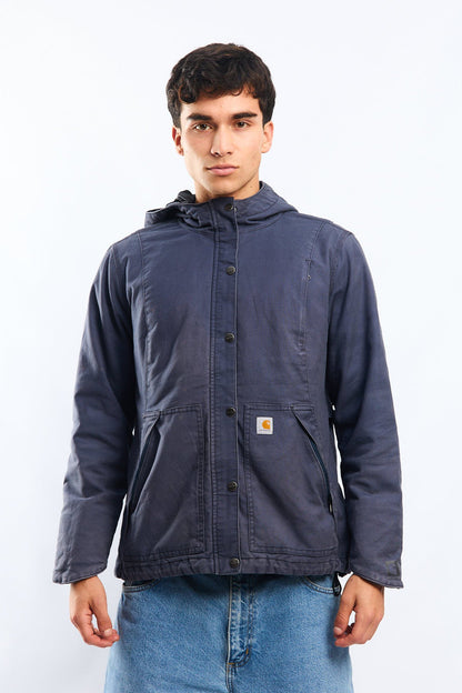 Carhartt Full Swing Navy Blue Impermeable Jacket (S/M)