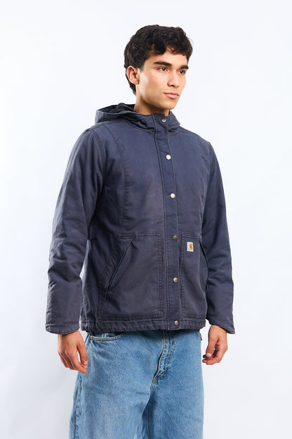 Carhartt Full Swing Navy Blue Impermeable Jacket (S/M)
