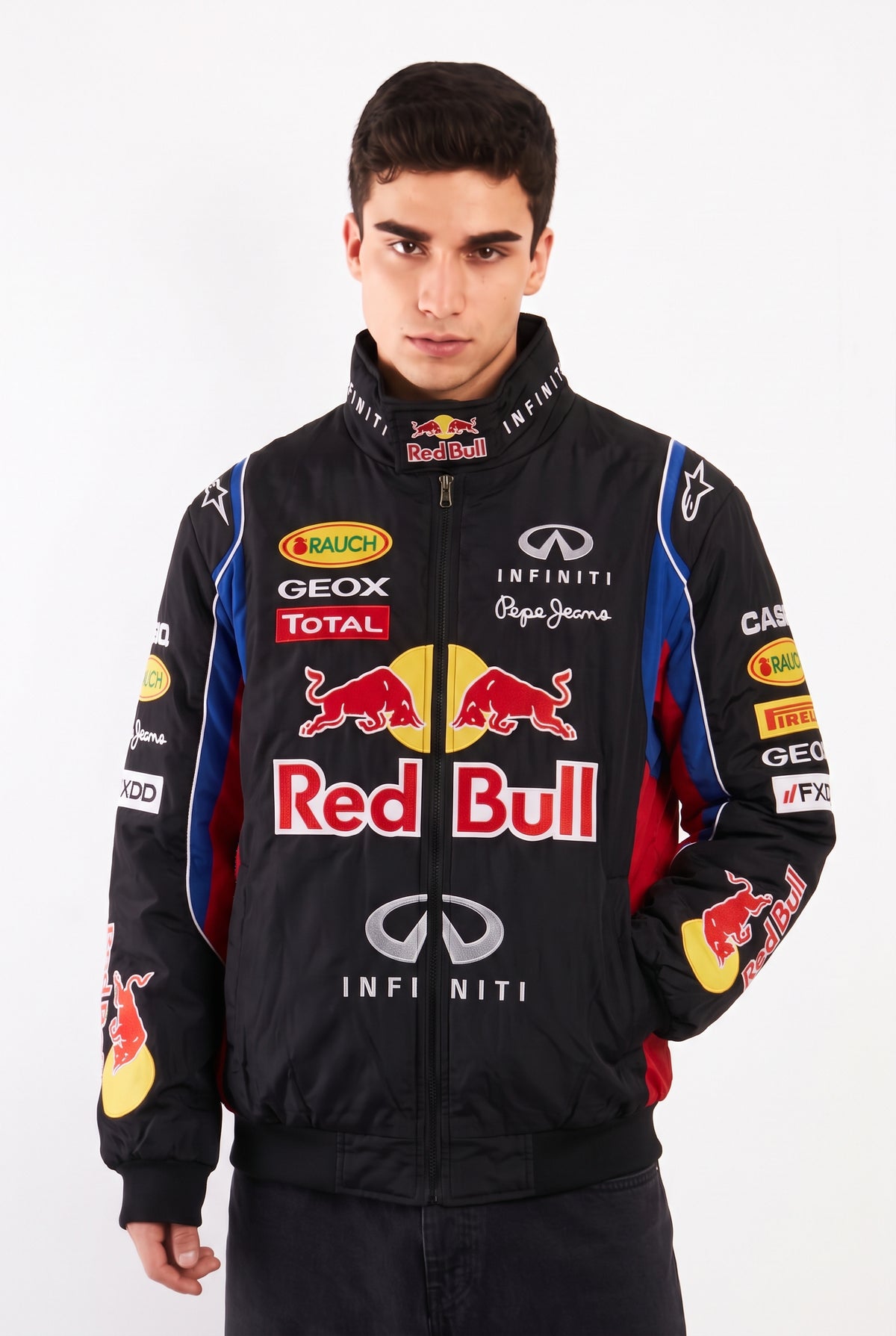 F1 Red Bull Infiniti "Vettel" Black Edition Racing Jacket