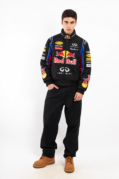 F1 Red Bull Infiniti "Vettel" Black Edition Racing Jacket