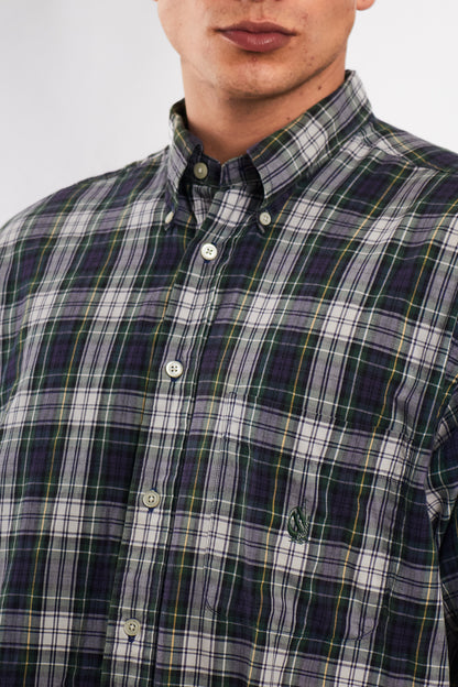 2000 Nautica Plaid Shirt(M/L)