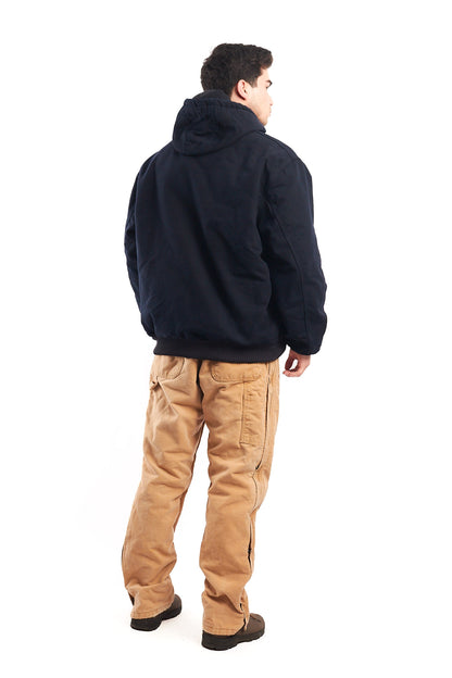 Vintage Carhartt J130 Navy Blue Duck Active Jacket (L/XL)