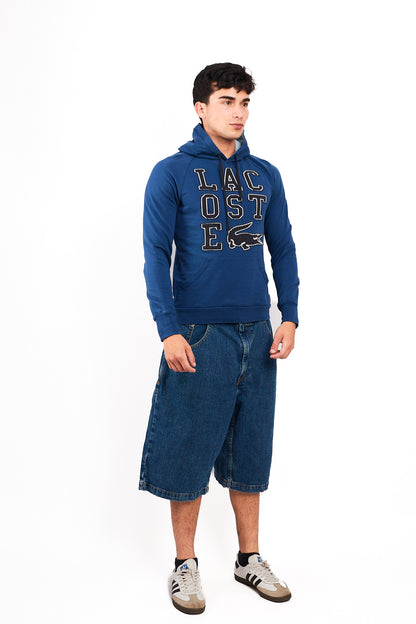 2000 Lacoste Big Logo Hoodie (M)