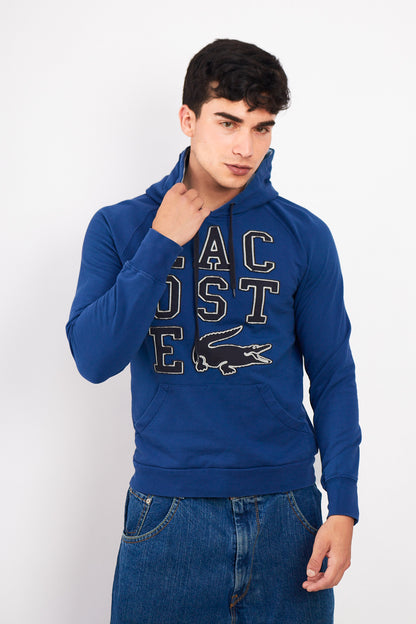 2000 Lacoste Big Logo Hoodie (M)