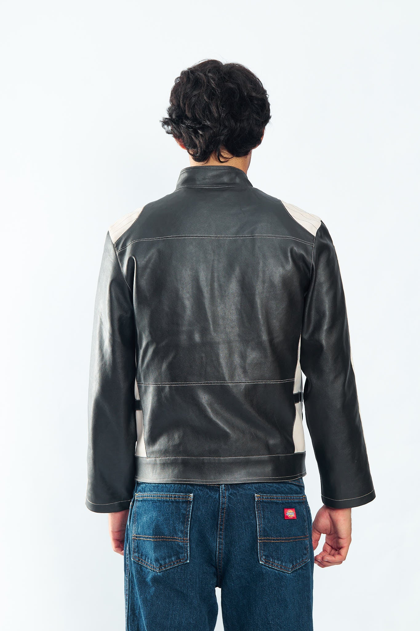 Vegan Leather Racing Jacket (M/L)