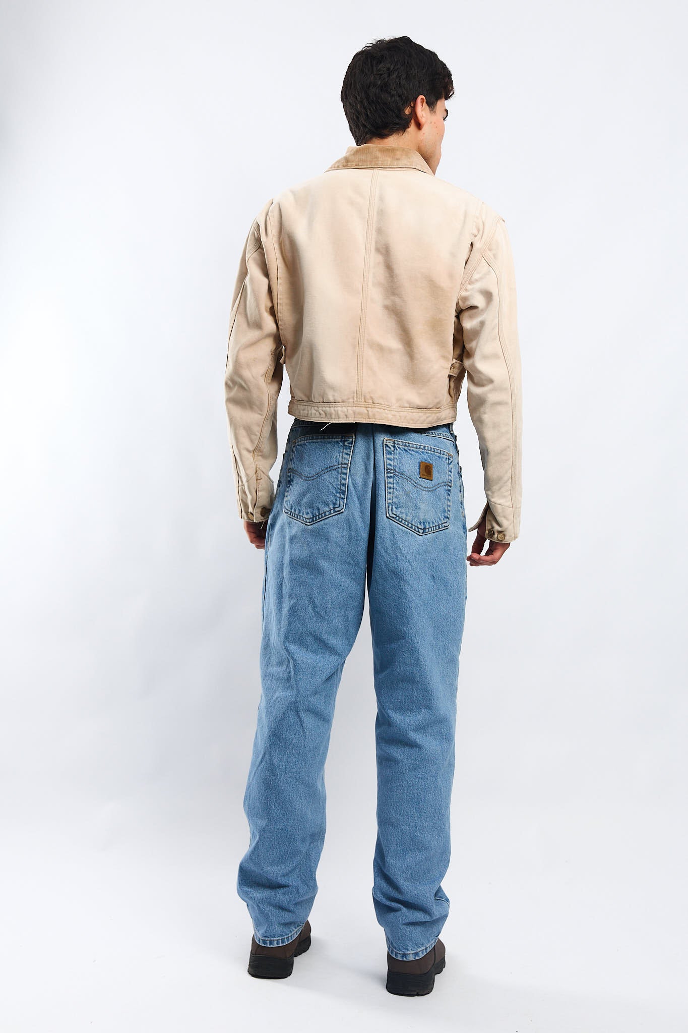 Vintage Carhartt 100 years 1989 Rework Cropped Jacket (M)