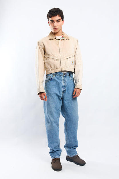 Vintage Carhartt 100 years 1989 Rework Cropped Jacket (M)