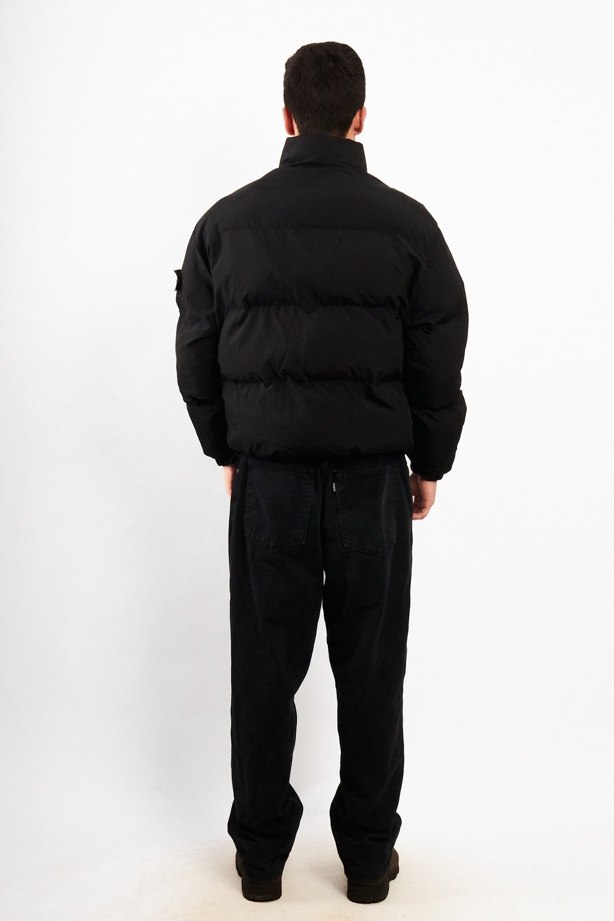 Stone Island Black Impermeable Down Puffer Jacket (M)