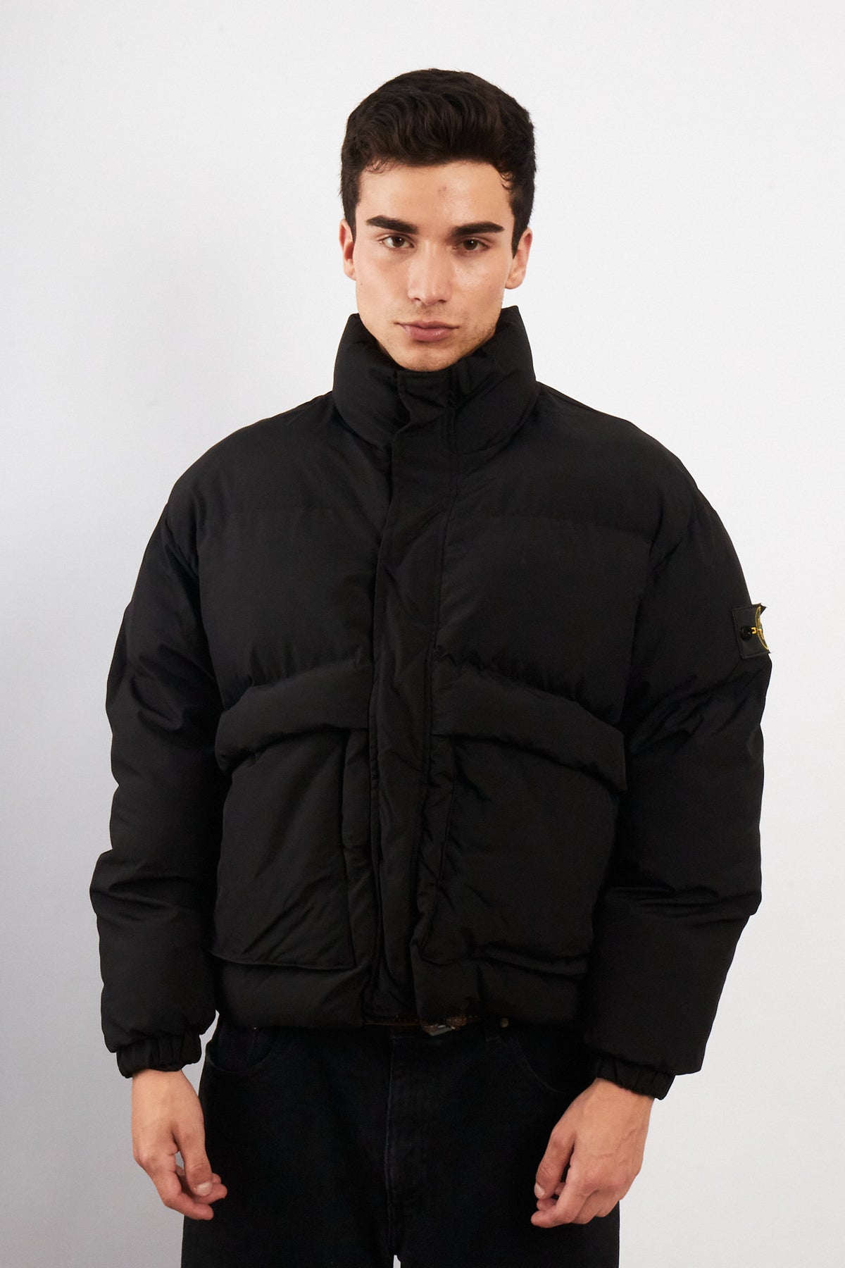 Stone Island Black Impermeable Down Puffer Jacket (M)