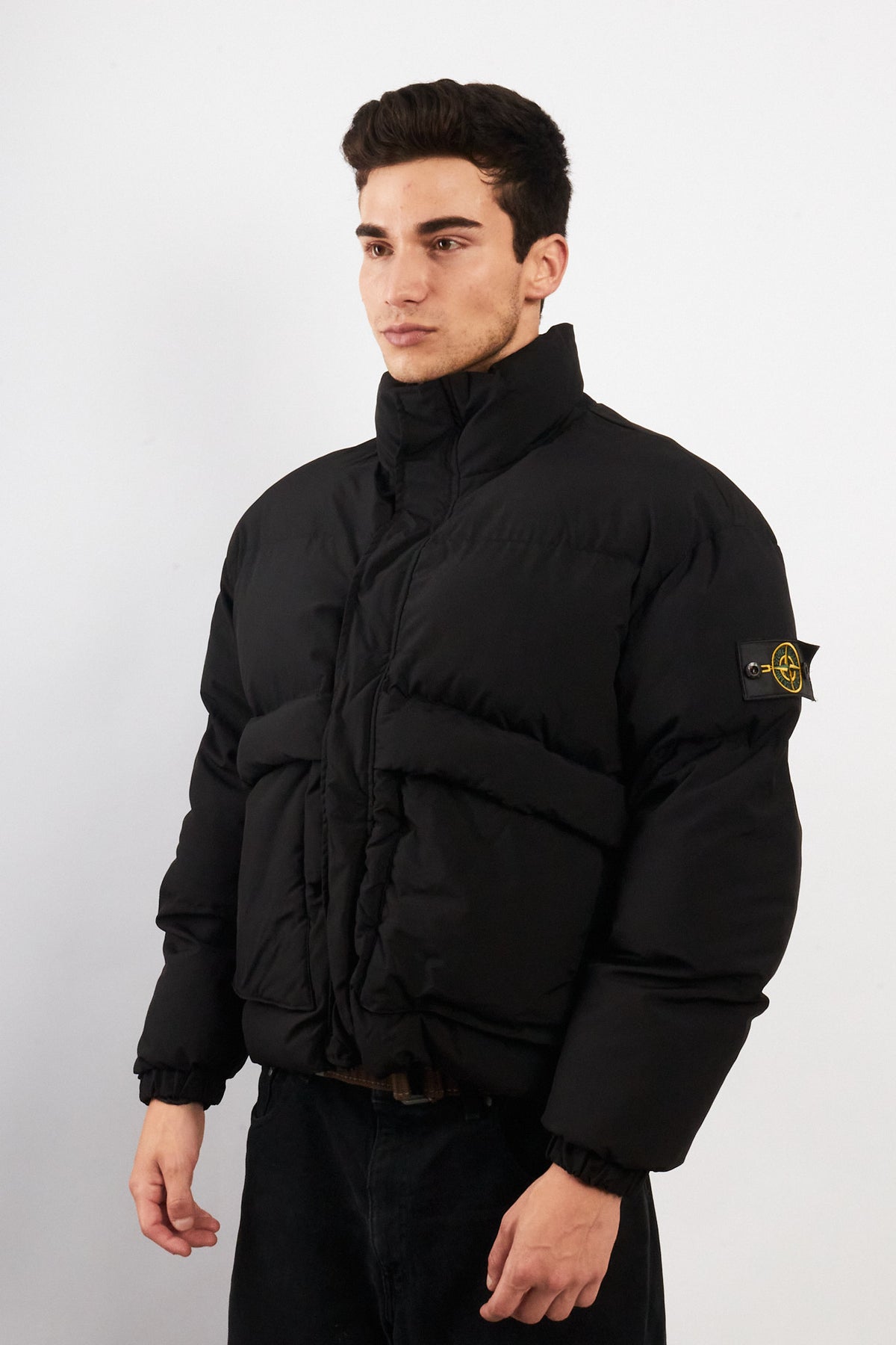 Stone Island Black Impermeable Down Puffer Jacket (M)