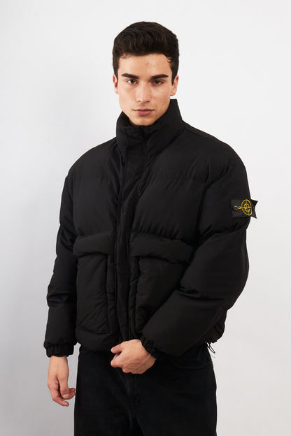 Stone Island Black Impermeable Down Puffer Jacket (M)