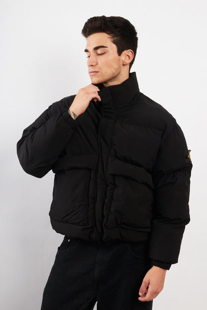Stone Island Black Impermeable Down Puffer Jacket (M)
