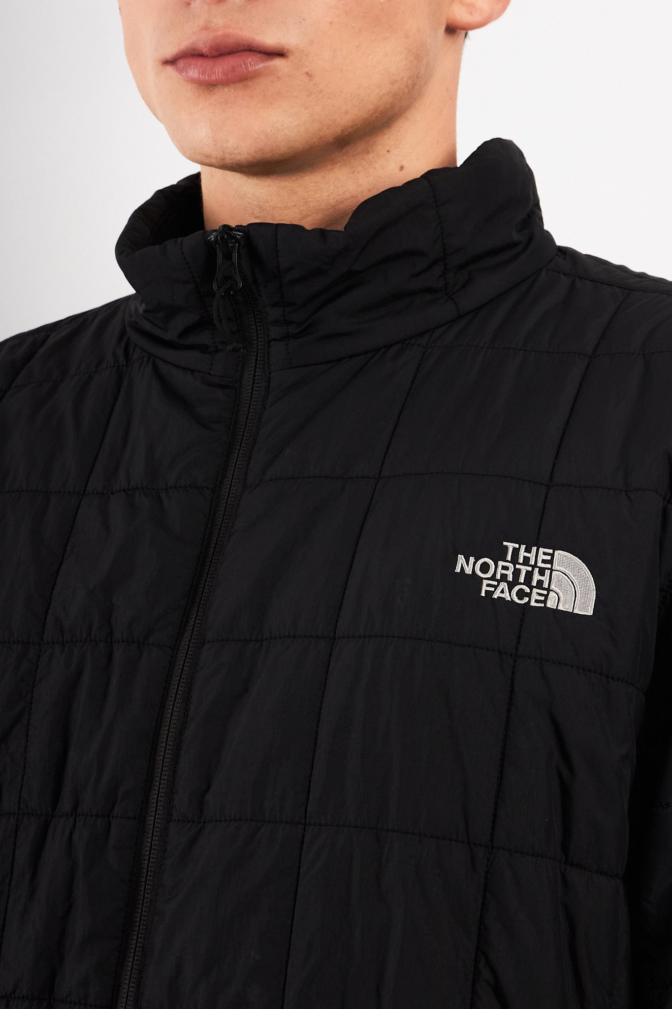 2000 Vintage North Face Graphite Puffer Jacket (L/XL)