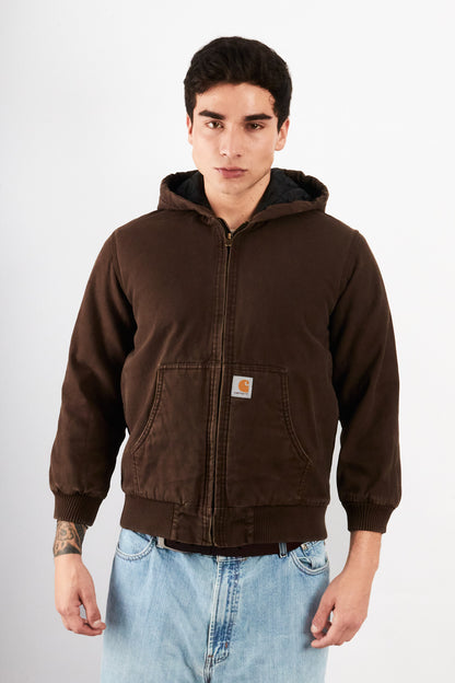 2000 Vintage Carhartt Chocolate Active Jacket (S)