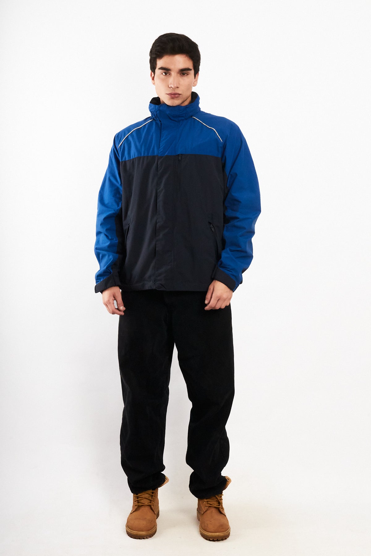 2000 Vintage Nautica Big Logo Reversible Impermeable Jacket (M/L)