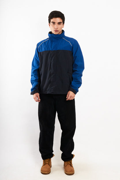 2000 Vintage Nautica Big Logo Reversible Impermeable Jacket (M/L)
