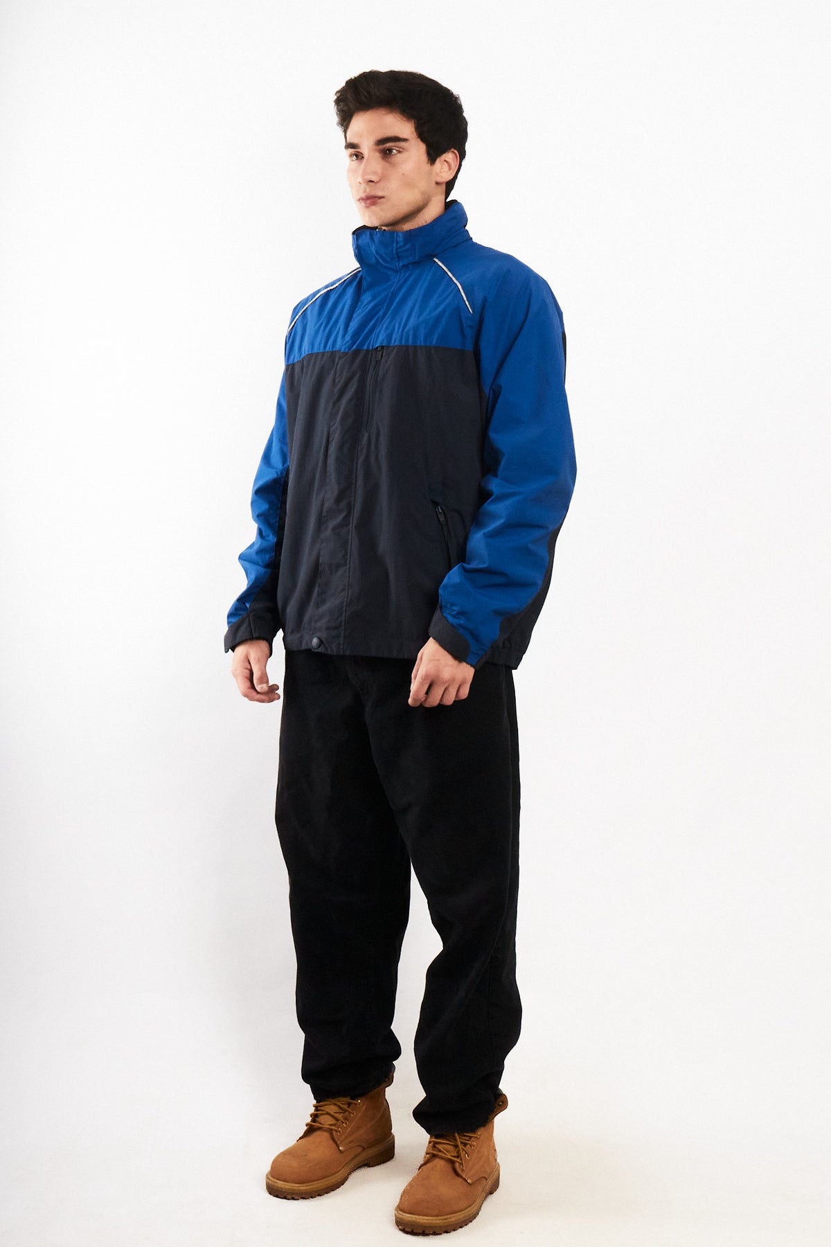 2000 Vintage Nautica Big Logo Reversible Impermeable Jacket (M/L)