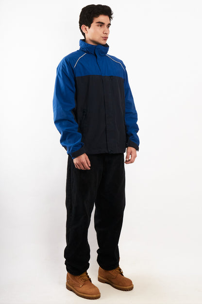 2000 Vintage Nautica Big Logo Reversible Impermeable Jacket (M/L)