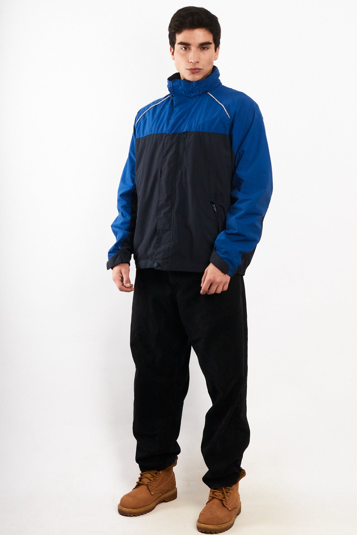 2000 Vintage Nautica Big Logo Reversible Impermeable Jacket (M/L)