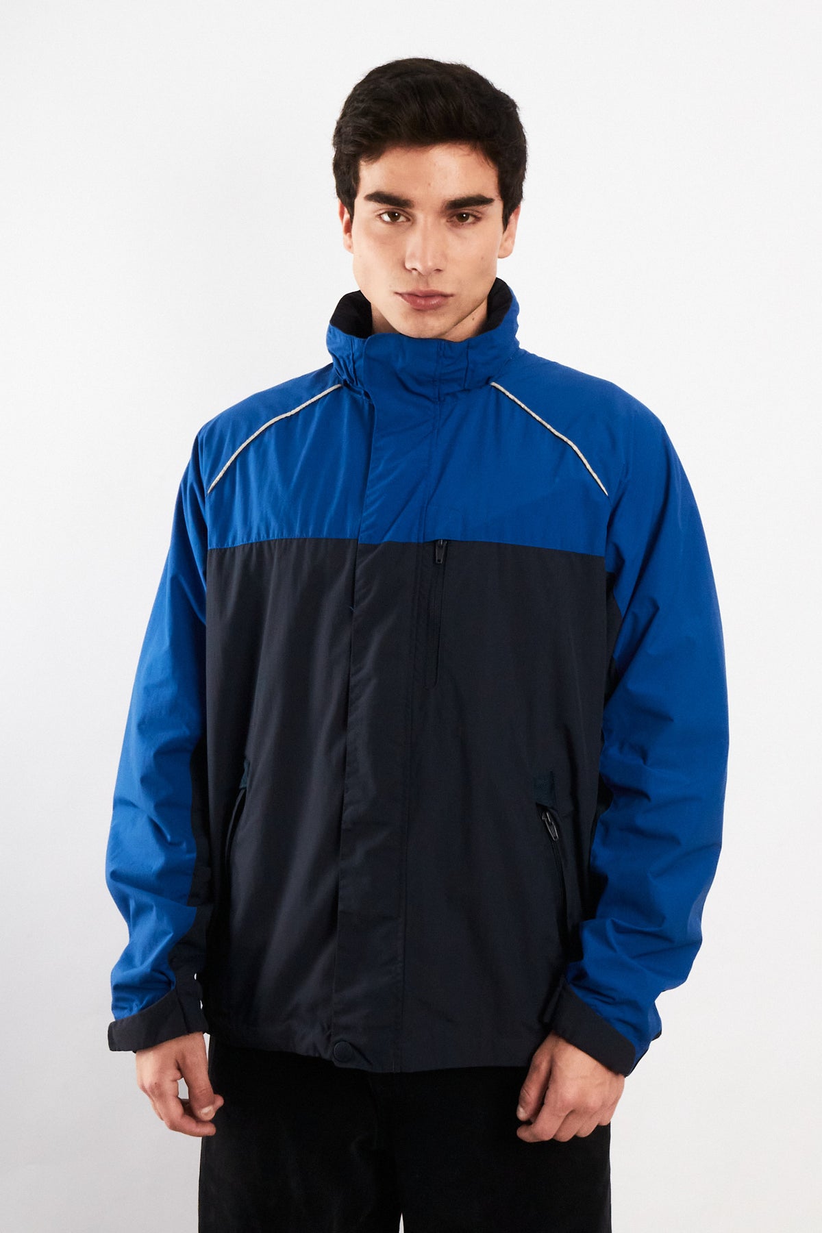 2000 Vintage Nautica Big Logo Reversible Impermeable Jacket (M/L)