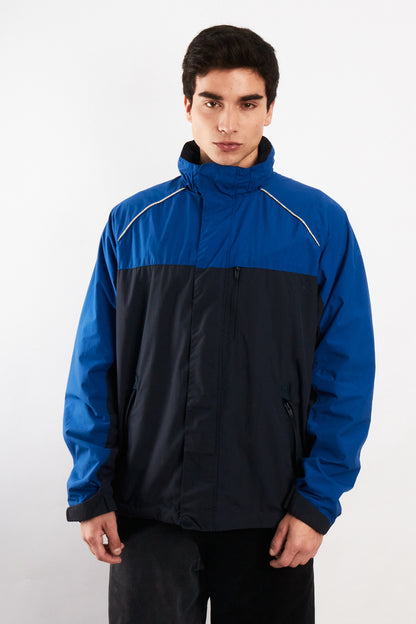 2000 Vintage Nautica Big Logo Reversible Impermeable Jacket (M/L)