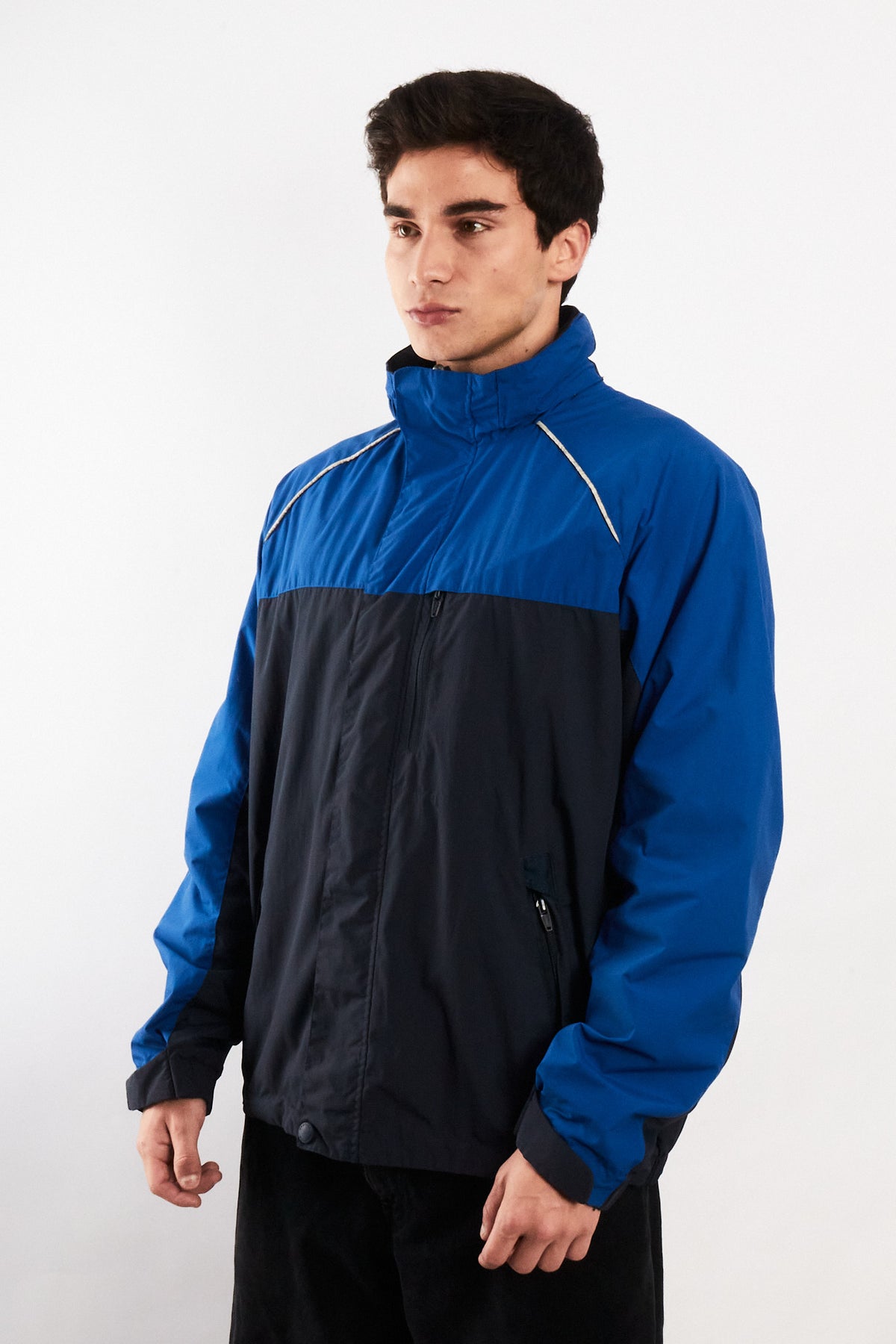 2000 Vintage Nautica Big Logo Reversible Impermeable Jacket (M/L)