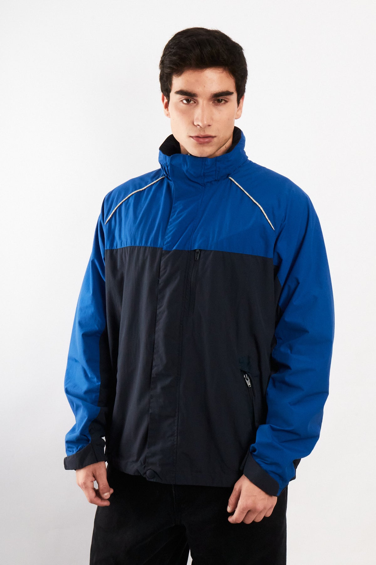 2000 Vintage Nautica Big Logo Reversible Impermeable Jacket (M/L)