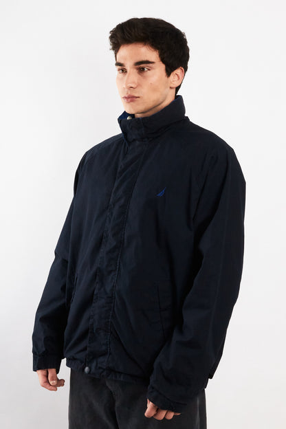 2000 Vintage Nautica Big Logo Reversible Impermeable Jacket (M/L)
