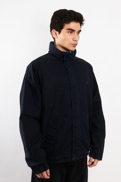 2000 Vintage Nautica Big Logo Reversible Impermeable Jacket (M/L)