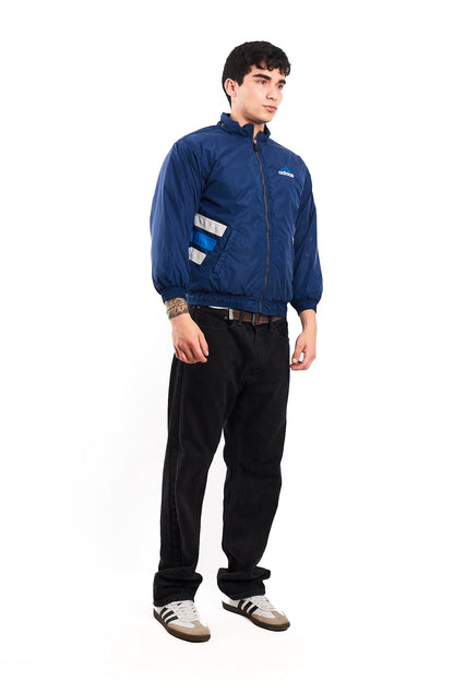 1990 Adidas Vintage Big Logo Puffer Jacket (S)