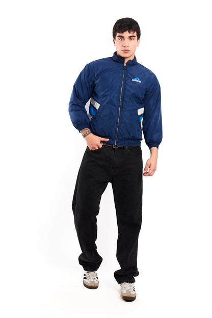 1990 Adidas Vintage Big Logo Puffer Jacket (S)