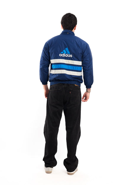 1990 Adidas Vintage Big Logo Puffer Jacket (S)
