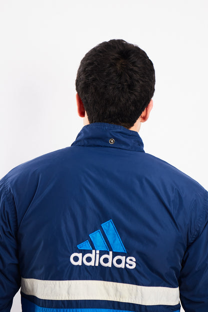 1990 Adidas Vintage Big Logo Puffer Jacket (S)
