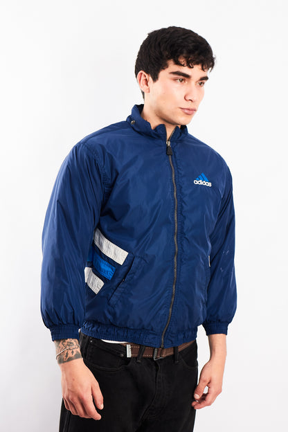 1990 Adidas Vintage Big Logo Puffer Jacket (S)