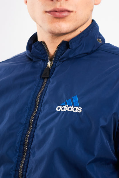 1990 Adidas Vintage Big Logo Puffer Jacket (S)