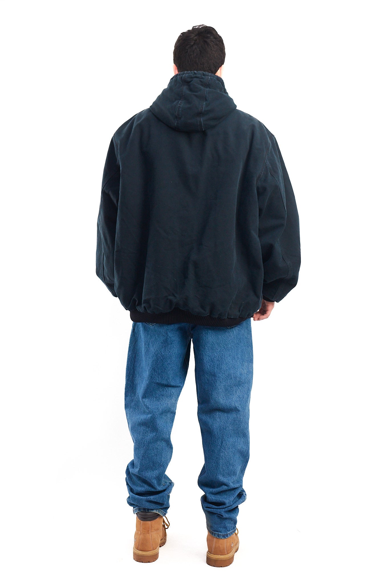 Vintage Carhartt J140 Faded Black Duck Active Jacket (XL/XXL)