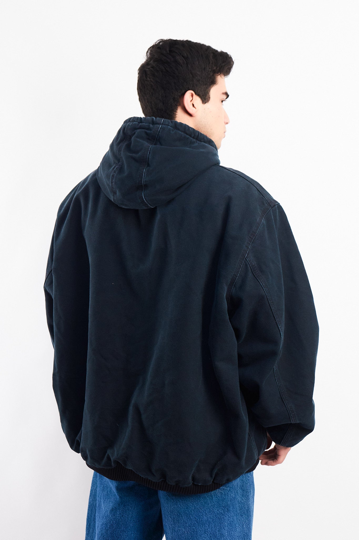 Vintage Carhartt J140 Faded Black Duck Active Jacket (XL/XXL)