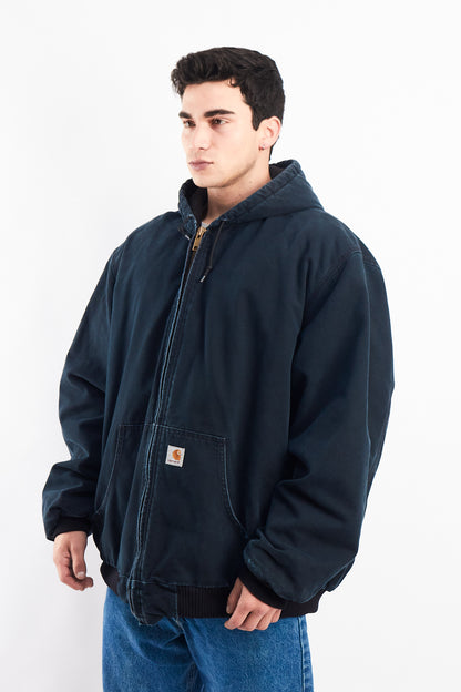 Vintage Carhartt J140 Faded Black Duck Active Jacket (XL/XXL)