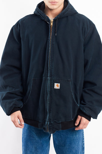 Vintage Carhartt J140 Faded Black Duck Active Jacket (XL/XXL)