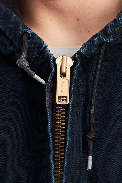 Vintage Carhartt J140 Faded Black Duck Active Jacket (XL/XXL)