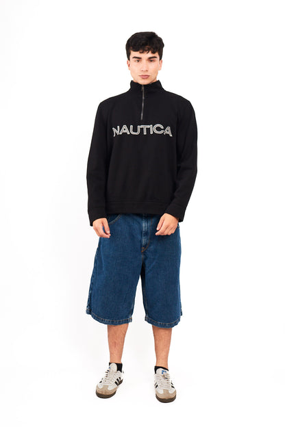 2000 Nautica Big Logo Quarter Zip (L)