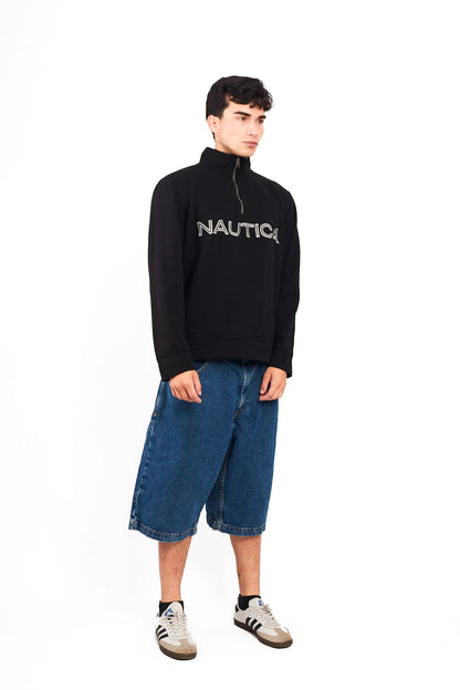 2000 Nautica Big Logo Quarter Zip (L)
