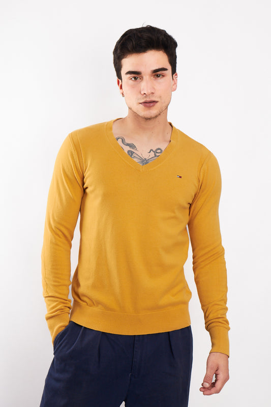 2000 Tommy Hilfiger Mustard Sweater (S/M)